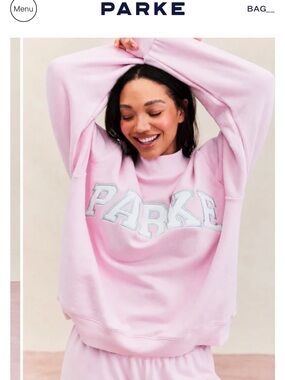 Parke Mock Neck Size L/XL Birthday Sprinkles Pink